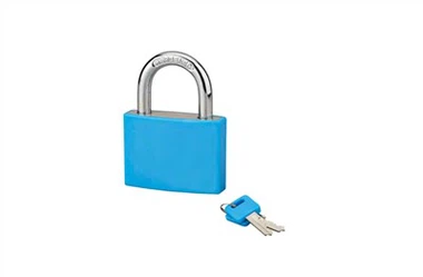 Padlock Aluminium dengan Penutup Plastik